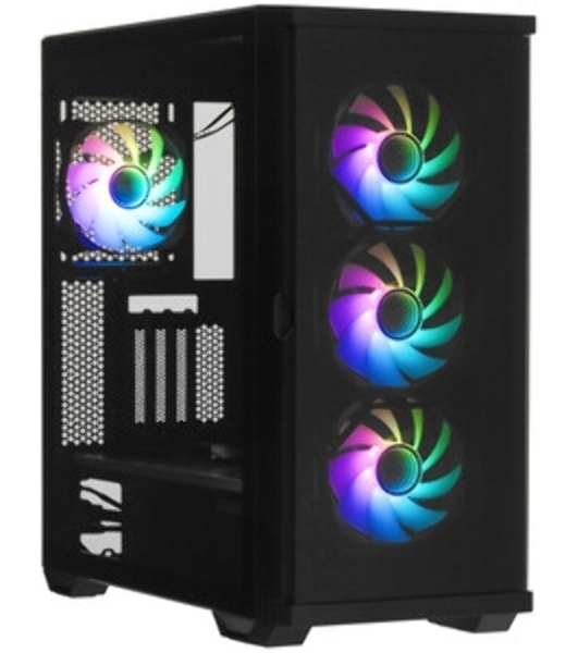 Компьютерный корпус ZALMAN Z10 DUO, ATX, BLACK, WINDOW, 2x3.5', 2x2.5', 2xUSB3.0, 1xUSB 3.1 Type-C, FRONT 3x120мм Infinity Mirror ARGb, REAR 1x120мм Infinity Mirror ARGb, replaceable front panel