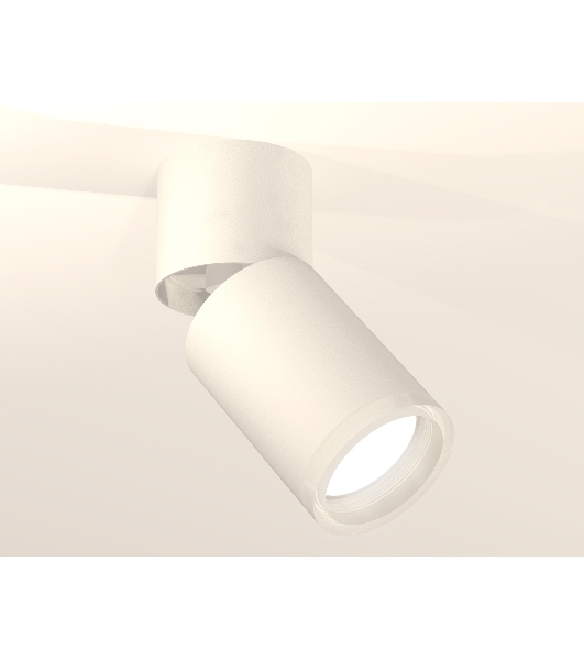 Комплект накладного поворотного светильника Ambrella light XM6312081 SWH/WH/FR белый песок/белый матовый MR16 GU5.3 (A2220, C6312, N6245)