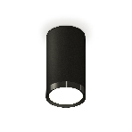 Светильник Ambrella Light XS8162001 SBK/PBK черный песок/черный полированный GX53 (C8162, N8113), фото 1