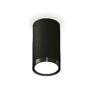 Светильник Ambrella Light XS8162001 SBK/PBK черный песок/черный полированный GX53 (C8162, N8113)