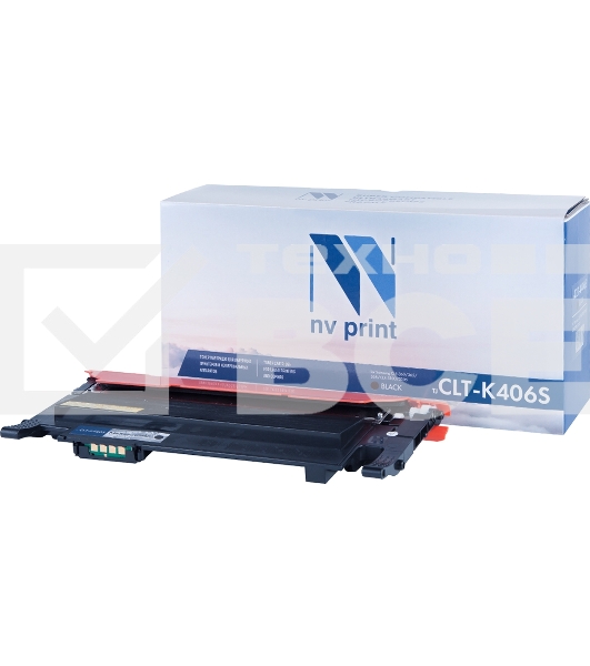Картридж NVPrint совместимый Samsung CLT-K406S Black для CLP-360/365/368/CLX-3300/3305 (1500k)