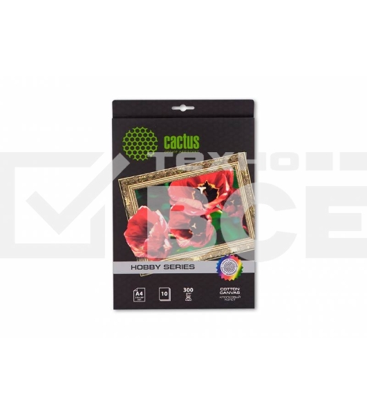 Холст Cactus CS-CA426010 A4/260г/м2/10л. для струйной печати