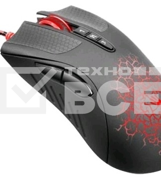 Мышь проводная A4Tech Bloody AL90 Blazing черный, 12000 dpi, USB, кнопки - 8