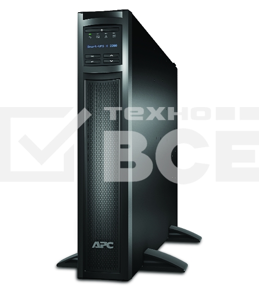 Источник бесперебойного питания APC Smart-UPS X SMX2200RMHV2U 1980Вт 2200ВА черный
