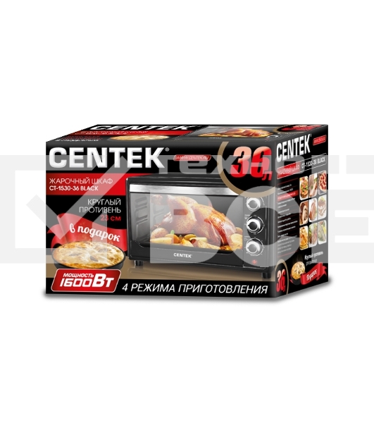 Жарочный шкаф Centek CT-1530-36 Черный