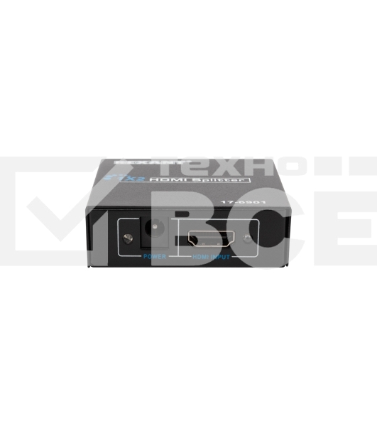 Делитель гнездо HDMI на 2 гнезда HDMI, металл  Rexant