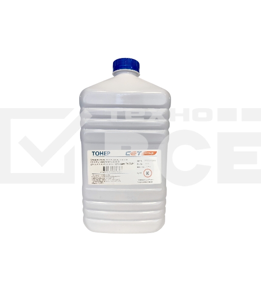 Тонер Cet CE28-K/CE28-D CET111072579 черный бутылка 579гр. (в компл.:девелопер) для принтера KONICA MINOLTA Bizhub C258/308/368