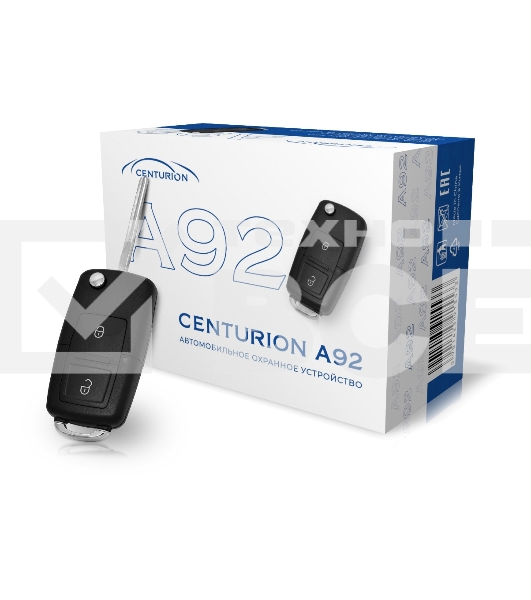 Автосигнализация Centurion A92 без обратной связи брелок без ЖК дисплея