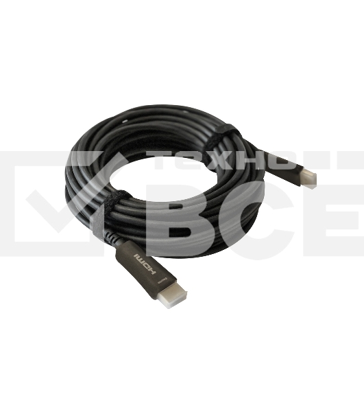 Кабель аудио-видео Digma HDMI 2.0 AOC HDMI (m)/HDMI (m) 10м. Позолоченные контакты черный (BHP AOC 2.0-10)