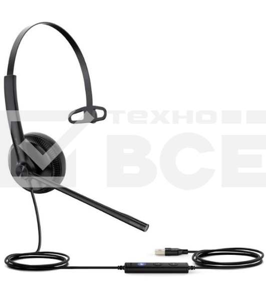 Гарнитура проводная Yealink UH34 Mono UC