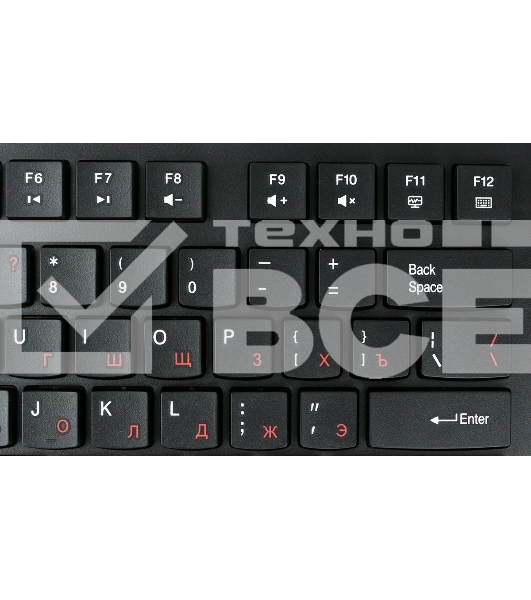 Комплект клавиатура+мышь проводные Gembird KBS-9050, черн.,104кл, 3кн., каб.1.5м