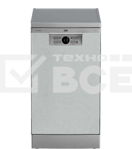 Посудомоечная машина Beko BDFS26130XQ, нержавеющая сталь, 44.8 см, 11 компл., 46 дБ, класс A