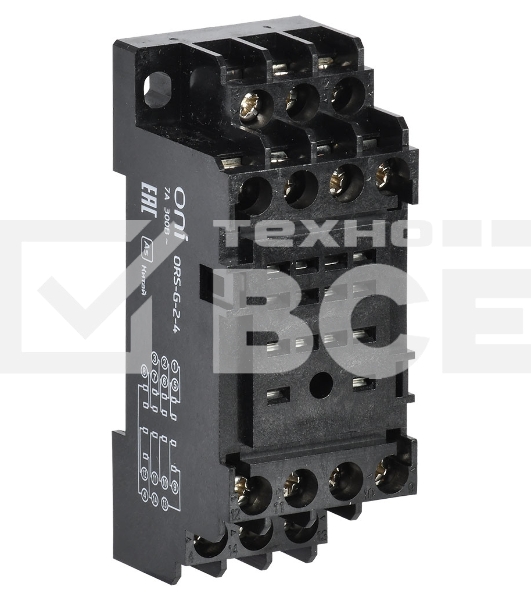 Розетка ORS-G-2-4 для реле OGR-2 4C ONI ORS-G-2-4-G