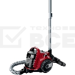 Пылесос Bosch BGC05AAA2 красный/черный, 350/700 Вт, уборка сухая, пылесборник контейнер 1.5 л, фото13