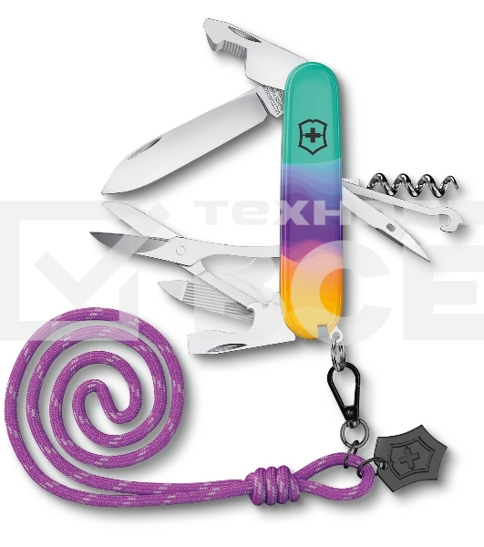 Нож перочинный Victorinox Companion Sydney Style (1.3909.E222) 91мм 16функц. бирюзовый с чехлом подар.коробка