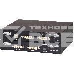 Удлинитель, KVM USB 2xDVI Single Link+AUDIO+RS232, 100 м., 1xUTP, макс.разр.1920х1200 60Hz 90м Cat5e;100м Cat6/6a /1080p 100м HDBaseT;1920x1200 150м cat6/6a LongReach HDBaseT, 2xDVI-D+2MINIJACK+DB9+USB B>3xUSB A, бп 220> 5V,,[ATEN CE624-AT-G], фото3