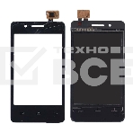Сенсорное стекло (тачскрин) для Fly IQ436i ERA Nano 9, черное, фото3