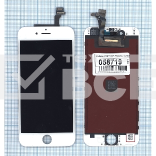 Дисплей для Apple iPhone 6 в сборе с тачскрином (Foxconn) белый
