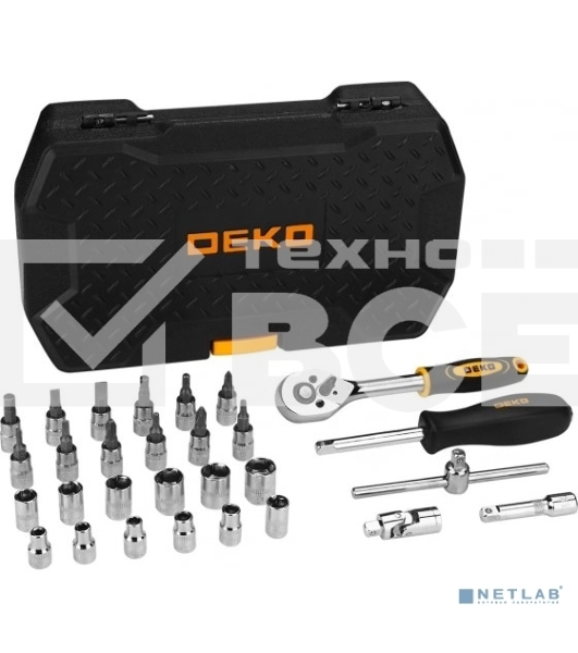 Набор инструментов Deko TZ29 29 предметов (жесткий кейс)