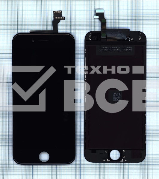 Дисплей для iPhone 6 в сборе с тачскрином (FOG), черный