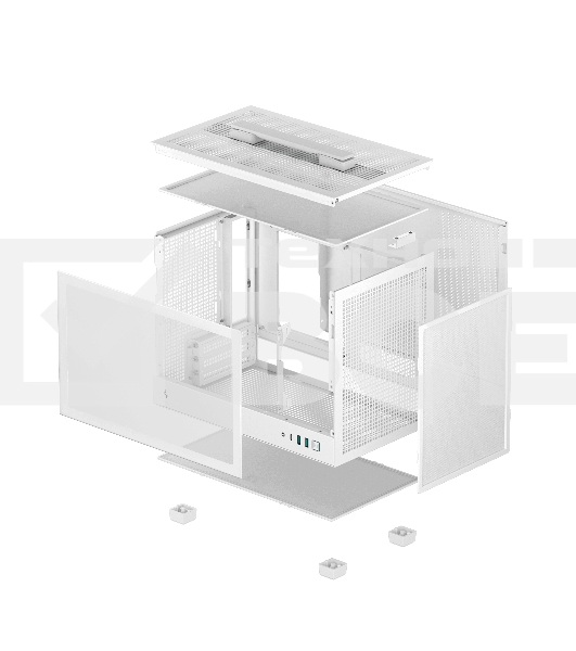 Компьютерный корпус ПК без блока питания Deepcool Case CH160 White