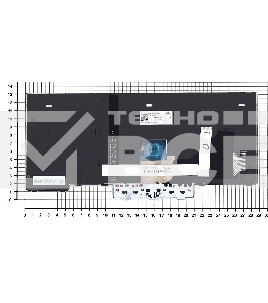 Клавиатура для ноутбука Lenovo ThinkPad L14 gen 1/2 черная с подсветкой