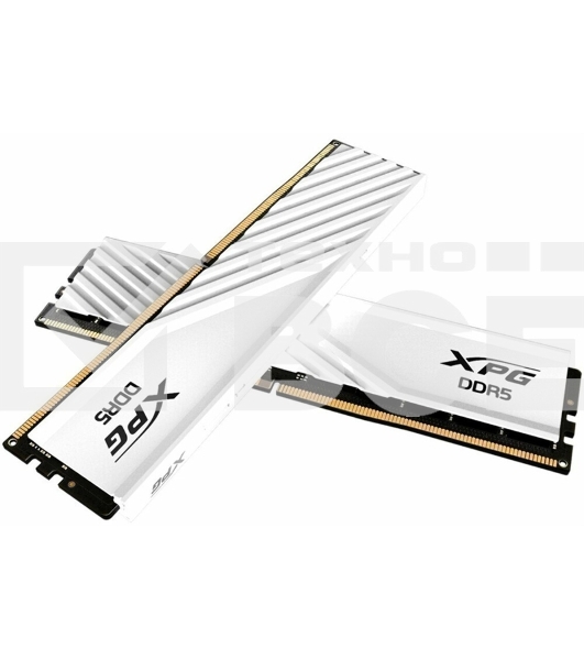 Оперативная память XPG Lancer Blade, DDR5, 32GB (2x16GB), 6000MHz, CL30, с радиаторами, белый