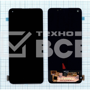 Дисплей для Realme 8, Realme 8 Pro (OLED) черный