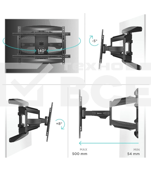 Кронштейн ONKRON M6L для телевизора 40