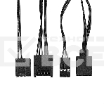 Кабель-адаптер ExeGate EX-CC-F6pARGB-3pARGD+4p для подключения вентиляторов с подсветкой ARGB 6pin к матплатам с ARGB подсветкой (6pin ARGB/5V 3pin ARGB + 4pin), фото3