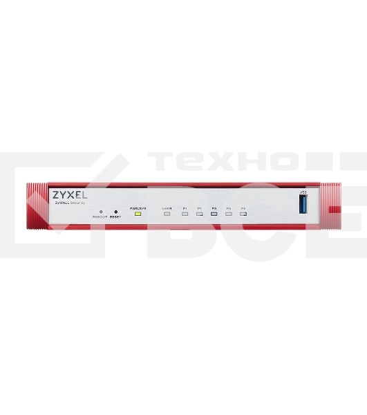 Межсетевой экран Zyxel USG FLEX 50H с подпиской Gold на 1 год (AV, CF, IDP/DPI, Sandboxing, SecuReporter), 5xRJ-45: 1G (LAN/WAN), 1xUSB3.0 **