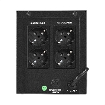 Источник бесперебойного питания ExeGate SpecialPro Smart LLB-1000.LCD.AVR.4SH (1000VA/700W, LCD, AVR, 4*Schuko, батарея 12V 7.2Ah - 2 шт., металлический корпус, Black), фото6