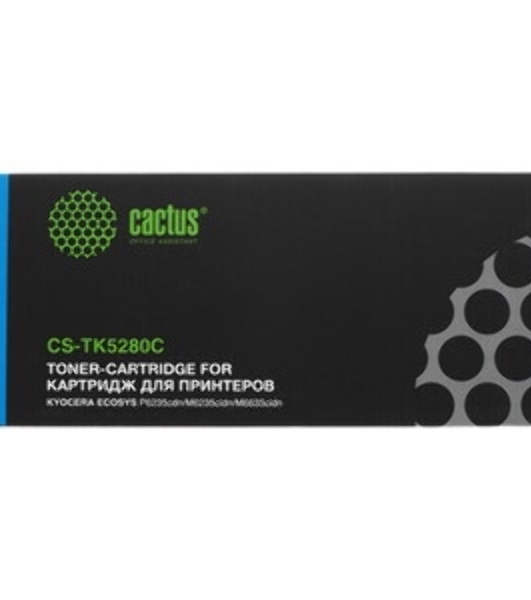 Картридж лазерный Cactus CS-TK5280C голубой (11000 стр.) для Kyocera ECOSYS P6235cdn, M6235cidn, M6635cidn
