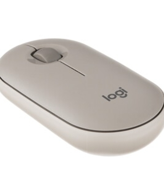 Мышь беспроводная Logitech Pebble M350 белый, 1000 dpi, радиоканал, Bluetooth, USB, кнопки - 3