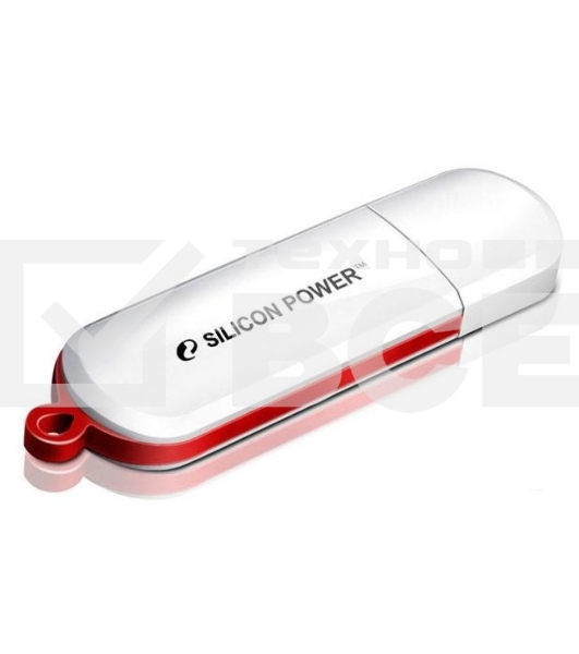 Флешка USB Silicon Power 8Gb LuxMini 320 SP008GBUF2320V1W USB2.0 белый