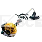 Триммер Champion T252 переносной триммер бензиновый 2х тактный двигатель, 25 см³, 1 л.с. ширина скашивания: 35 см в комплекте: леска (1.6 мм), плечевой ремень вес: 5.2 кг бак на 0.75 л изогнутая штанга уровень шума 102 дБ, фото4