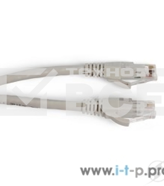 Патч-корд Hyperline PC-LPM-UTP-RJ45-RJ45-C6a-2M-LSZH-GY Патч-корд U/UTP, Cat.6a, 10G, LSZH, 2 м, серый