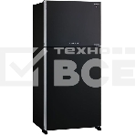 Холодильник Sharp SJ-XG60PMBK черный двухкамерный 422/178 л морозилка сверху, No Frost, фото2