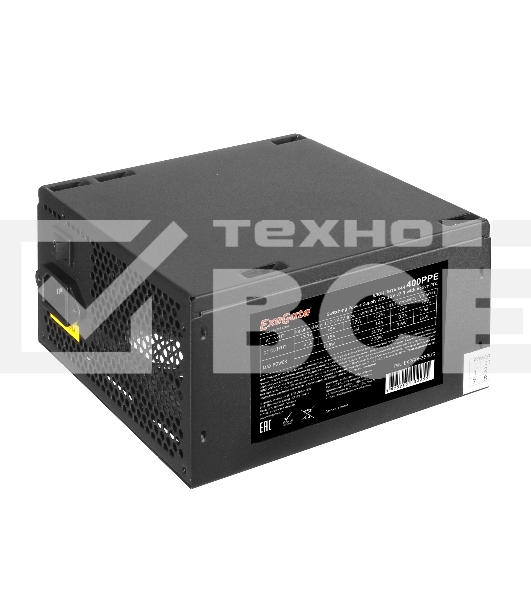 Блок питания Exegate 400PPE (EX260638RUS), 400Вт, 120мм, черный