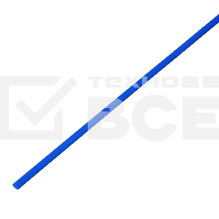 Термоусадочная трубка PROconnect 2,0/1,0 мм, синяя, упаковка 50 шт. по 1 м