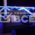 Гирлянда Айсикл (бахрома) светодиодный, 2,4х0,6м, эффект мерцания, белый провод, 230 В, диоды БЕЛЫЕ, 88 LED NEON-NIGHT, фото2