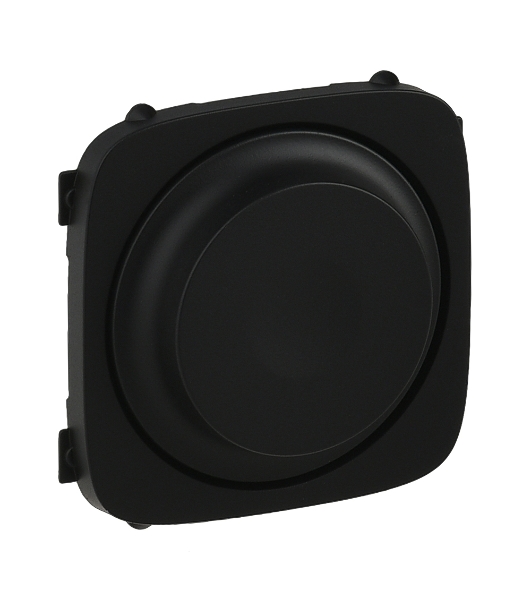 Лицевая панель для светорегулятора с поворотной ручкой.Антрац