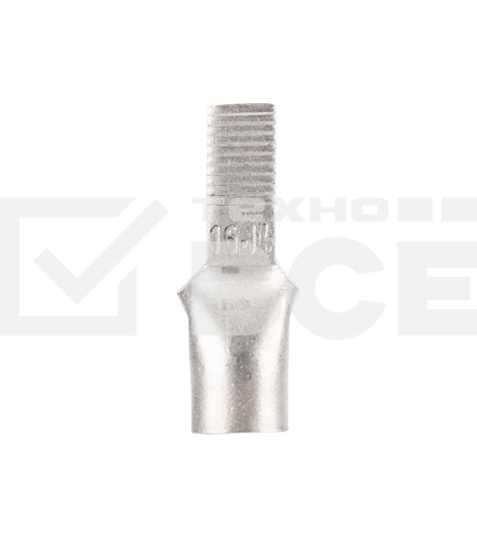 Наконечник штифтовой Rexant медный луженый НШМЛ 16-5,5х14 (16 мм² - Ø5,5мм) (в упак. 50 шт.)