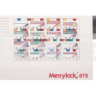 Коверлок Merrylock 075 белый