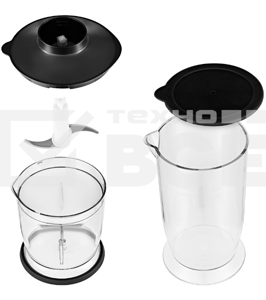 Блендер погружной Kitfort КТ-3041-2 350Вт черный/салатовый