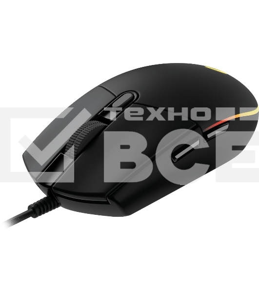 Мышь проводная Logitech G102 LIGHTSYNC черный, 8000 dpi, USB, кнопки - 6