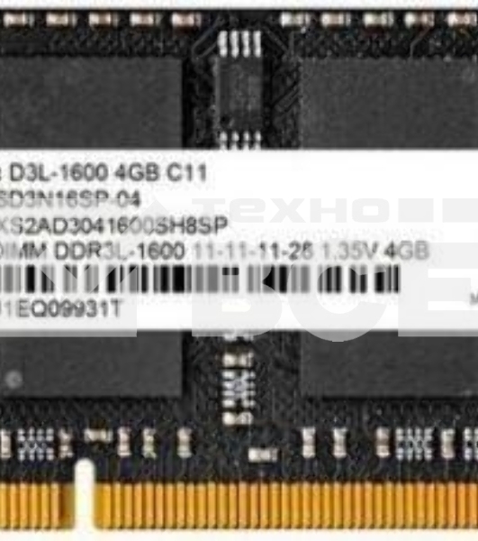 Оперативная память NETAC Basic, DDR3L, 4GB (1x4GB), 1600MHz, CL11, SO-DIMM