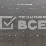 Гирлянда Светодиодный дождь из росы 3х2м, мультиколор, USB + пульт управления, с крючками для крепления NEON-NIGHT, фото2