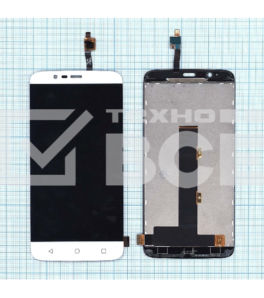 Дисплей для ZTE Blade A310 белый