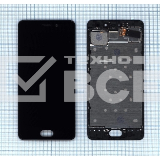 Дисплей для Meizu Pro 7 TFT черный